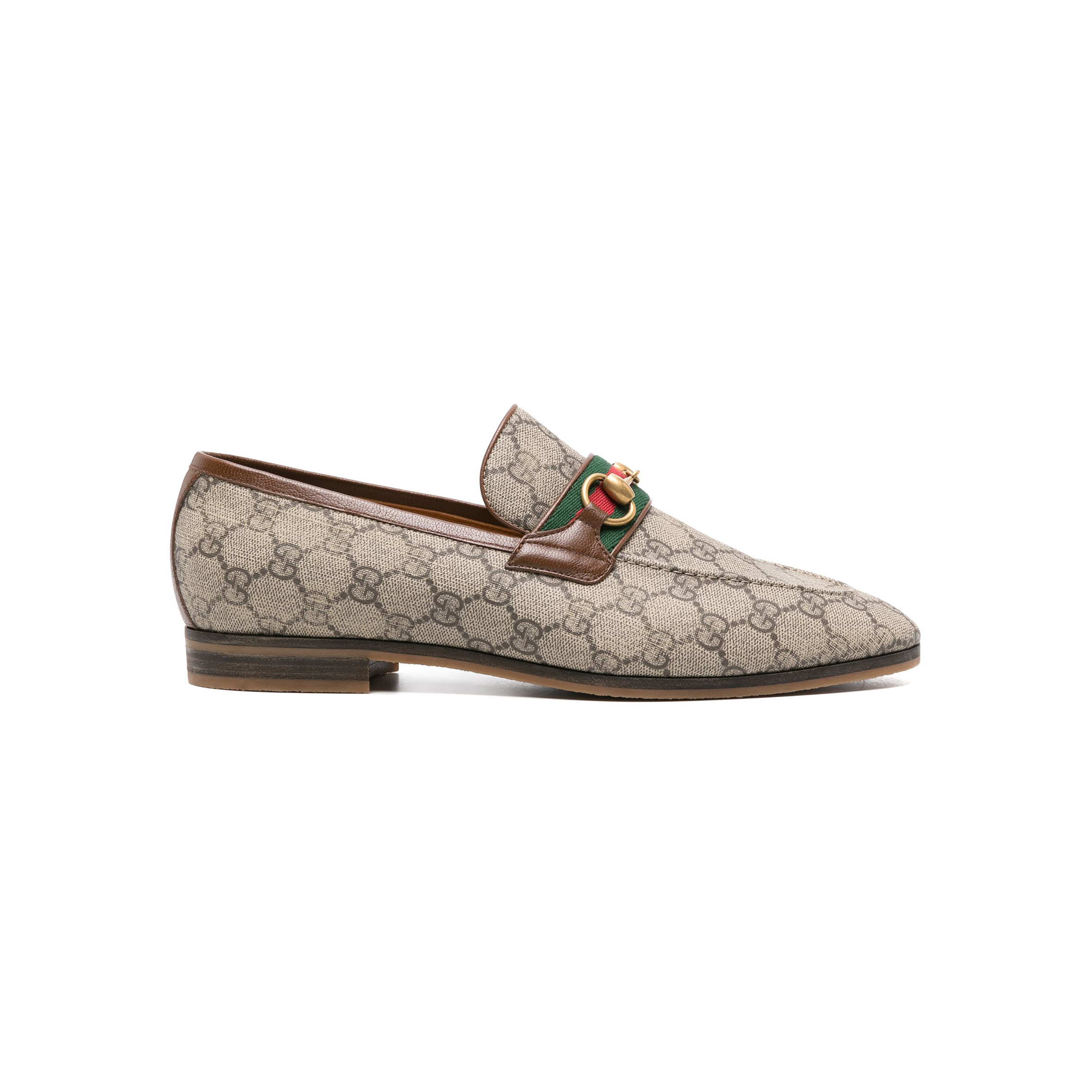 G*u*i horsebit gg canvas loafers 759648